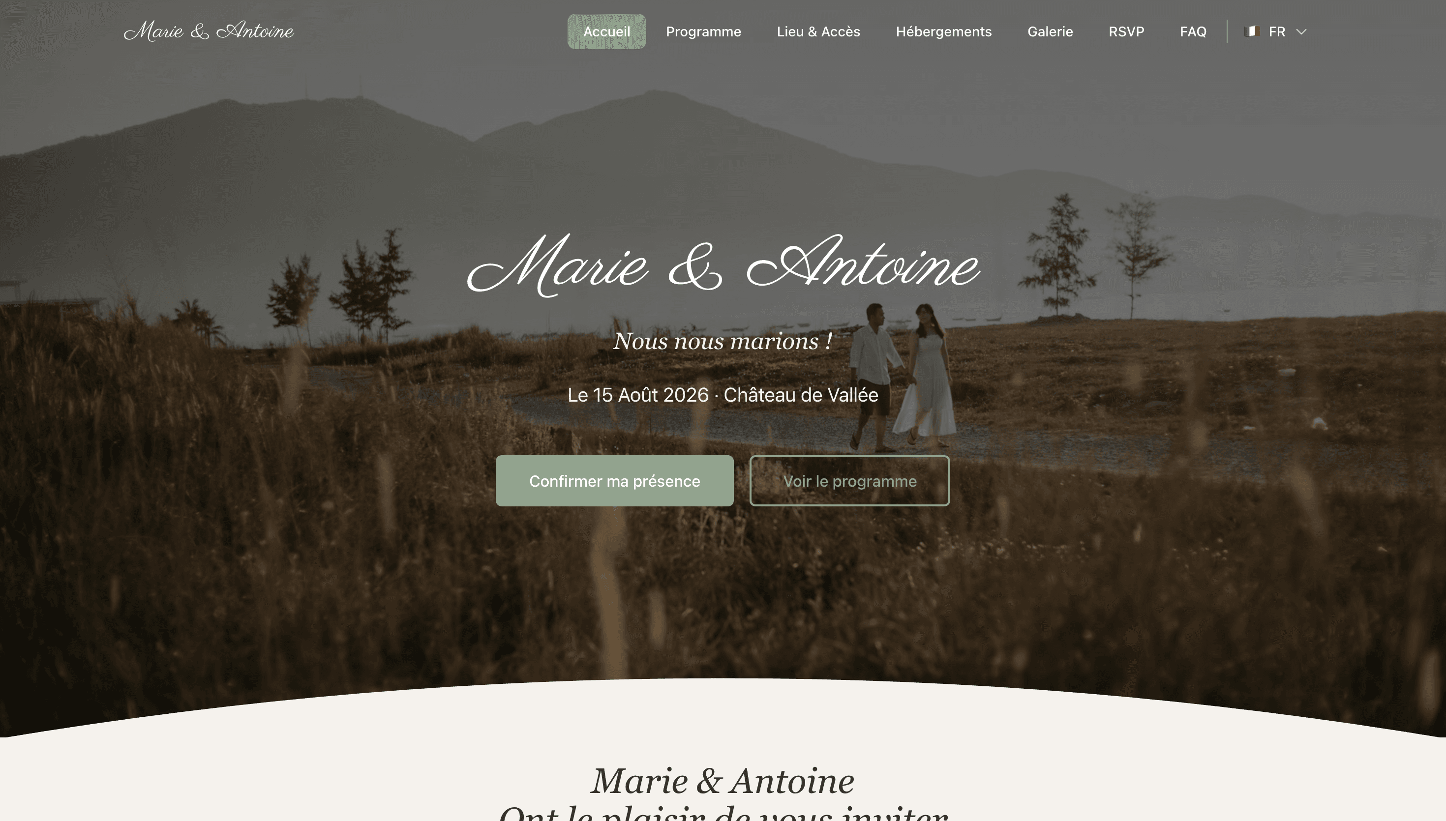 Wedding Website